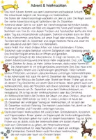 Vorschau - Arbeitsblätter - Advent & Weihnachten Leseweg, Sachtext, Sachunterricht, Deutsch, Klasse 3, Klasse 4 - Seite 2