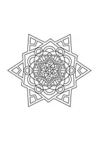 Vorschau - Mal- und Bastelvorlagen - 15 Mandalas mit einfachen Mustern, ab Klasse 1 - Seite 1