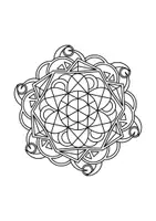 Vorschau - Mal- und Bastelvorlagen - 15 Mandalas mit einfachen Mustern, ab Klasse 1 - Seite 2