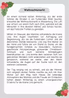 Vorschau - Arbeitsblätter - Lesetext (Lesetandem) "Weihnachtsmarkt" - mit Fragen zum Text - Seite 2