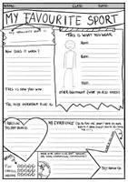Vorschau - Arbeitsblätter - My favourite sport - worksheet inkl. fast finisher task - Seite 2