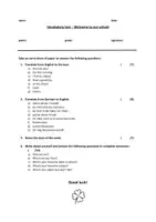 Vorschau - Test - Vokabeltest Welcome to our school - Seite 2