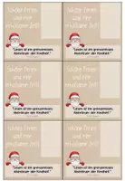Vorschau - Mal- und Bastelvorlagen - Weihnachtsgruß Lesezeichen | Feriengruß Weihnachten - Seite 3