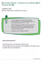 Vorschau - Arbeitsblätter - Froschhüpfen - Ergänzen auf den nächsten 10er/bis 100 - Seite 1