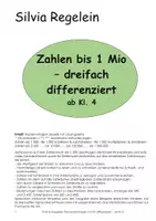 Vorschau - Stationenlernen - Zahlen bis 1 Million - Supersparpaket - Deckblatt