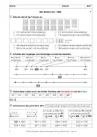 Vorschau - Stationenlernen - Zahlen bis 1 Million - Supersparpaket - Seite 1