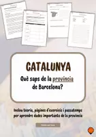 Aperçu - Feuilles d'exercices - Géographie Catalogne (province de Barcelone) - Page de couverture