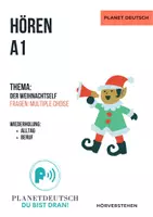 Vorschau - Arbeitsblätter - A1_HÖREN_Mirko der Weihnachtself_sich vorstellen - Deckblatt
