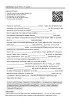 Vorschau - Arbeitsblätter - Lernposter + Arbeitsblätter zum Thema "Frieden" + Lösung & MP3 + Mindmap + Infografik - Seite 1