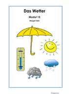 Vorschau - Arbeitsblätter - Das Wetter Modul 13 - Deckblatt