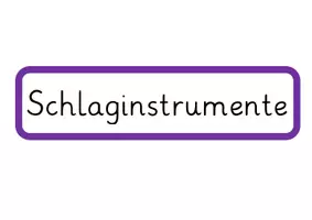Vorschau - Arbeitsblätter - Schlaginstrumente Tafelmaterial AB Klangbeispiele - Seite 1