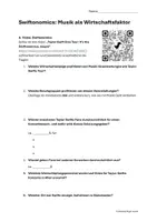 Vorschau - Arbeitsblätter - Swiftonomics: Konzerte als Wirtschaftsfaktor - Deckblatt