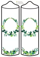 Vorschau - Mal- und Bastelvorlagen - Kerzen für Weihnachten und zur Kommunion basteln - Fensterbild Kunst Klasse 1,2,3,4 - Seite 1