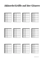 Vorschau - Arbeitsblätter - Crashkurs Gitarre: Teile der Gitarre/Blanko-Tabulatur/Akkordsymbole - Seite 2