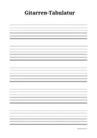 Vorschau - Arbeitsblätter - Crashkurs Gitarre: Teile der Gitarre/Blanko-Tabulatur/Akkordsymbole - Seite 3