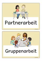 Vorschau - Präsentationen/Tafelbilder - Sozialformen - Tafelaushang (Klasse 1-4) #schulstartbyextraklasse - Seite 3