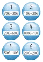 Vorschau - Präsentationen/Tafelbilder - Schneeballschlacht: Rechnen mit Euro im Zahlenraum 100 (Klasse 2) - Seite 2