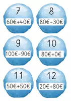 Vorschau - Präsentationen/Tafelbilder - Schneeballschlacht: Rechnen mit Euro im Zahlenraum 100 (Klasse 2) - Seite 3