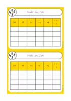 Vorschau - Spiele - Stadt Land Zahl - Rechenspiel für Klasse 1 - Seite 3