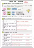 Vorschau - Arbeitsblätter - Simple Past Questions – Exercises & Explanations (inkl. Lösungen) - Seite 3