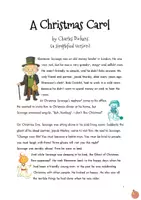 Vorschau - Arbeitsblätter - A Christmas Carol: a simplified version - Deckblatt