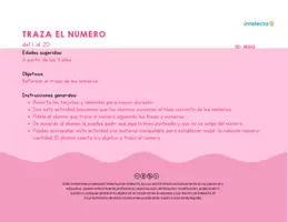 Vista previa - Tarjetas / Manipulativos - Traza el número del 1 al 20 - página 2