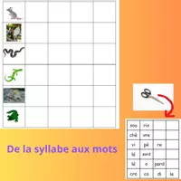 Aperçu - Jeux - De la syllabe au mot : 2 jeux - Page de couverture