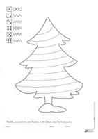 Vorschau - Mal- und Bastelvorlagen - Materialpaket u.a. *Kunst* Muster würfeln in der Weihnachts- und Winterzeit - Seite 2
