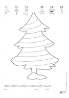 Vorschau - Mal- und Bastelvorlagen - Materialpaket u.a. *Kunst* Muster würfeln in der Weihnachts- und Winterzeit - Seite 3