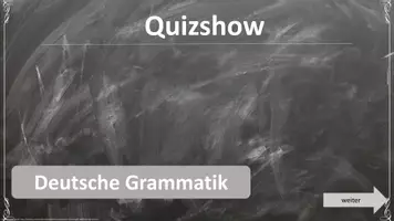 Vorschau - Interaktives Material - Quizshow: Deutsche Grammatik (Interaktives Ratespiel) - Deckblatt