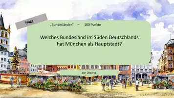 Vorschau - Interaktives Material - Quizshow: Geografie Deutschlands (Interaktives Ratespiel) - Seite 2