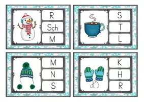 Vorschau - Stationenlernen - Sparpaket Klammerkarten Winter - Seite 3