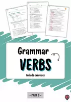 Aperçu - Feuilles d'exercices - Grammaire essentielle : Comprendre et pratiquer les temps en anglais (Partie 3) - Page de couverture