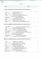 Aperçu - Feuilles d'exercices - Grammaire essentielle : Comprendre et pratiquer les temps en anglais (Partie 3) - Page 2