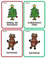 Vista previa - Tarjetas / Manipulativos - FLASHCARDS NAVIDAD - página 3