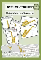 Vorschau - Arbeitsblätter - Instrumentenkunde - Materialien zum Saxophon - Deckblatt
