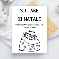 anteprima - Altro tipo di materiale - Libretto delle sillabe di Natale - Pagina di copertina