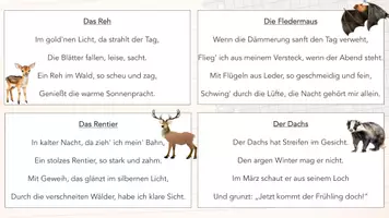 Vorschau - Stundenentwürfe - Jahreszeitengedichte - Lyrischer Sprecher - Kreatives Schreiben (Deutsch, Klasse 5/6) - Seite 2