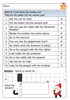 Vorschau - Arbeitsblätter - Lesespurgeschichte Christmas Englisch - Seite 3