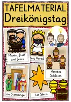 Vorschau - Fördermaterial/Inklusion - Heilige Drei Könige Grundschule Tafelmaterial - Deckblatt