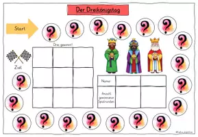 Vorschau - Spiele - Die heiligen drei Könige Religion Klasse 3-6 WÜRFELSPIEL - Seite 2
