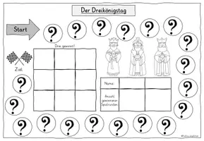 Vorschau - Spiele - Die heiligen drei Könige Religion Klasse 3-6 WÜRFELSPIEL - Seite 3