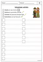 Vorschau - Arbeitsblätter - Übungskartei: Satzglieder bestimmen (Klasse 3-4) #schulstartbyextraklasse - Seite 3