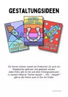 Vorschau - Mal- und Bastelvorlagen - Karten basteln - Neujahr - Seite 1
