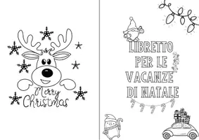 anteprima - Esercizi - Libretto compiti per le vacanze natalizie - Classe prima - Pagina di copertina