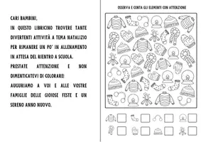 anteprima - Esercizi - Libretto compiti per le vacanze natalizie - Classe prima - Pagina 1