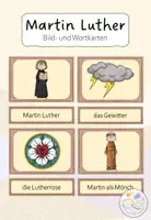 Vorschau - Bildkarten - Bild- und Wortkarten: Martin Luther - Deckblatt