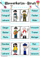 Vorschau - Arbeitsblätter - Klammerkarten Berufe - Lesen und zuordnen - Seite 2
