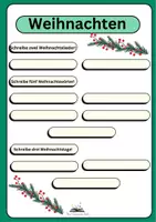 Vorschau - Arbeitsblätter - Weihnachten - Seite 1