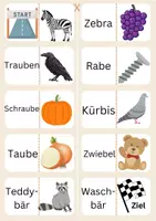 Vorschau - Spiele - Domino Buchstabe B Anlaut/Inlaut und gemischt - Seite 2